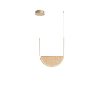 SO.LOTUS/ORO Griestu gaismeklis Lotus zelts 34W 2488lm 3000K DIMM Ondaluce