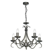 2030-5AS lustra Bernice sudrabs 5 x 60W E14 Endon