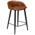 300800670 bāra krēsls Dual brūna eko āda/melnas kājas H:81cm Dan-Form