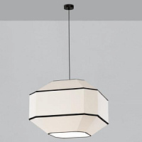 C3917681BN Bauhaus Griestu gaismeklis balta/melna tekst. 1x40W E27