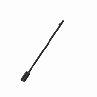 9081130  Gropius Sienas gaismeklis melns 10W 366lm 3000K L600mm NOVA LUCE