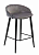 300800690 bāra krēsls Dual pelēks velvets/melnas kājas H:81cm Dan-Form