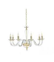 LP.RAVEL/6-BGN RAVEL cristal  bordo zelta 6x40W E14 Ondaluce