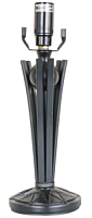 68442 galda lampa bez kupola melna 1x40W E14 Interiors 1900