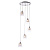 76520 lustra Verina hroms/stikls 5 x 28W G9 Endon