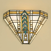 64243 sienas lampa Lloyd Tiffany stikls 1x40W E14 Interiors 1900