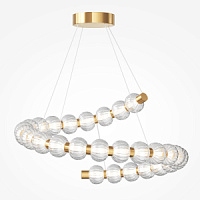 MOD555PL-L35G3K griestu lampa Amulet stikls/zelts LED 1900lm 40W 3000K CRI80 Maytoni