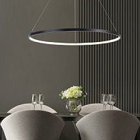 PEN89424-90BK HORIK lustra melna LED 40W 4400lm 3000/4000/6000K ZUMA