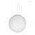SO.AREA/50 griestu lampa Area balta 1x40W E27 Ondaluce