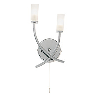 146-2CH sienas lampa Havana hroms/stikls 2 x 25W G9 Endon