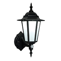 54555 sienas gaismeklis Evesham PIR melns 7W LED Saxby