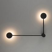 10638 ORBIT II sienas gaismekļis melns 2xGX53 8W L52.5/32.5 LED NW