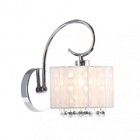 MBM1583/1 WH Span sienas lampa hroms/balts 1xE14 40W ITALUX