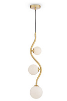 MOD059PL-03G lustra Uva zelts/stikla kupoli 3x28W G9 Maytoni