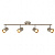 73689 spoti Arezzo 4lt mat.hroms 4x7W GU10 Saxby