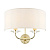 70562 Nixon 2 Sienas lampa bēša/zelts 2x40W E14  LIGHTING BRANDS