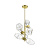 MOD325PL-06G1 griestu lampa Coctail Time zelta/stikls 6x28W G9 Maytoni