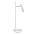 ARM014-11-G  Настольная лампа WHITE золото/WHITE абажур 1x40W E14  D22 Maytoni
