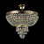 DIA890-CL-05-G Lustra zelta/kristals 5x60W E27 D40 Maytoni