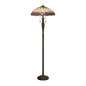 64172 stāvlampa Hutchinson Tiffany stikls 2x60W E27 Interiors 1900