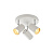 73685 Arezzo 3LT Griestu lampa balta 3x7W GU10 LED 2700K  LIGHTING BRANDS