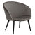 700800690 krēsls Dual pelēks velvets Dan-Form