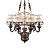 L.636/6+1 Lustra 1x60W E27+6x60W E14 RA