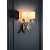 63749 sienas lampa Vienna hroms/ balts kupols 2 x 40W E14 Endon