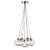 76292 lustra Harbor stikls 7 x 40W E14 Endon