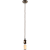 A17 Griestu lampa brūna1x60W E27 GLO FR