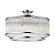 C0528-06H-F4AC Sergio Plafons hroms/kristāls 5x60W E14 D505mm ZUMA