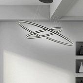 SO.ICS/NERO-GR Griestu gaismeklis melns 75W 7200 lm 3000K DIMM ONDALUCE