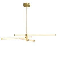 MOD106CL-L40G3K griestu lampa Axis zelta LED 3600lm 3000K Maytoni
