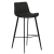 200390860 bāra krēsls Hype melns audums/melnas kājas H:101cm Dan-Form
