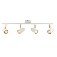 59931 GULL 1LT Потолочный светильник WHITE/GOLD 1x3.5W GU10 LED 2700K LIGHTING BRANDS