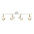 59931 GULL 1LT Потолочный светильник WHITE/GOLD 1x3.5W GU10 LED 2700K  LIGHTING BRANDS