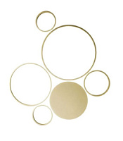 PL.POIS/ORO-GR griestu/sienu plafons LED 3000K 3750lm  Ondaluce