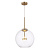 MOD056PL-L12G3K griestu lampa Cometa mat.zelts/stikla kupols LED 12W 720lm 3000K Maytoni