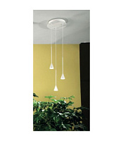 SO.LEX/3-B.CO Griestu gaismeklis balts 15W LED 1500lm 3000K D25cm Ondaluce