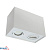 C23-DLO-AS-GU10-250-WH gaismeklis balts GU10 2x50W