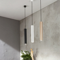 SO.FILO/GR-NERO griestu lampa Filo melna 1x40W GU10 Ondaluce