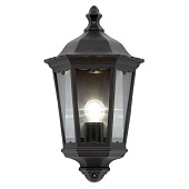 76547 sienas gaismeklis Burford melns/stikls 60W E27 Endon