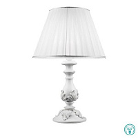 LG.AGATA/BN galda lampa bez kupola Agata balta 1x40W E27 Ondaluce