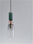 9009236 Murano griestu gaism. fume 1x5W E14 D108mm H1980mm NL