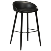 200800640 bāra krēsls Dual melna eko āda/melnas kājas H:91cm Dan-Form