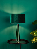 SAM4224-AKA6524 SAMARA Galda lampa zaļa stikla 60W E27 H60  D35 DAR
