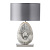 EH-SIMETO-TL galda lampa Simeto niķelis/pelēks kupols 60W E27 Endon