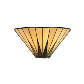 64046 sienas lampa Dark Star Tiffany stikls 1x40W E14 Interiors 1900