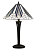 63939 galda lampa Astoria Tiffany stikls 1x60W E27 Interiors 1900