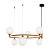MOD013PL-06BS Lustra Ring misiņš 6x25W G9 Maytoni